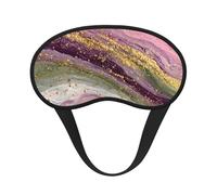 Purple Dreams Blackout Sleep Mask for Travel Meditation Yoga Light Comfort Eye Mask with Elastic Strap