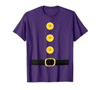 Purple Dwarf Shirt Color Matching Dwarf Halloween Costume T-Shirt, Men, Purple, XX-Large