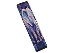 Purple Elephant Car Seat Belt Cover Soft Comfortable Shoulder Seatbelt Pads Cover Seat Belt Pad for Suitable for Car Interior Accessorie