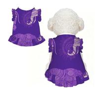 Purple Elephant Pet Skirt Dog