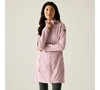Regatta Women's Carisbrooke Water-Repellent Longline Hooded Softshell Jacket in Pale Lilac | Size: 10 Regatta Pale Lilac 10