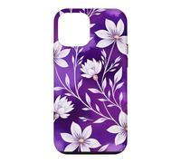 Purple Floral Garden Bold Flowers Floral Case for iPhone 12 mini