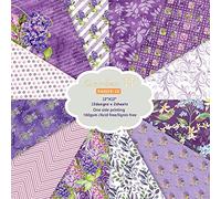 Purple Floral Scrapbook Paper, 30.5cm/24 Sheets Single Sided Decorative Craft Paper, Colorful Decorative Art Craft Card Photo Album Decor, 160gsm Square Scrapbook Paper Acid Free, Lignin Free
