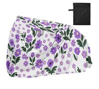 Purple Flower Lovely Floral Waterproof Bike Cover Outdoor with Lock Holes Anti Dust Rain Snow UV Storage Mountain Road Electric Bike Cover Fits for Most forros para bicicletas