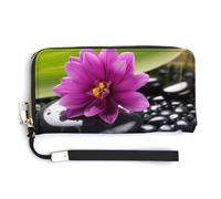 Purple Flower with Black Stone Fashion Shopping Tote Bag,Designer Shoulder Handbags,Womens Purse Handbags,Hobo Bags Cute Storage Bag for Women, Style, 20.0*10.5cm