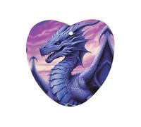 Purple Fly Dragon Car Air Freshener Decorative Hanging Aromatherapy Tablets for Car Trucks Love form