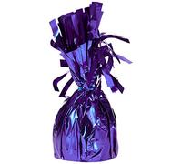 Purple Foil Balloon Weight (5cm x 13cm) 1 Count - Stylish & Durable Accessory for Party Decorations & Events