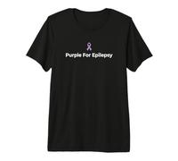Purple for Epilepsy Awareness Seizure Disorder Advocate Premium T-Shirt