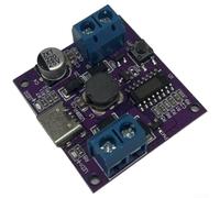 Purple For Pwm Brushless Motor Fan Controller With Three Adjustable Dc Output Voltages Of 5v 7v And 9v For Diy Projects And External Mos Design Support Up To 10w