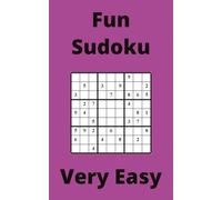 Purple Fun Sudoku Book, 9x9 Puzzles, 150 Pages, 5x8, Very Easy