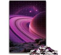 Purple Galaxy Jigsaw Puzzles for Adults 1000 Pieces, Suitable for Ages 14 And Up Improve Memory Gifts Ideas 26x38cm