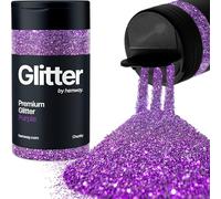 Purple Glitter Shaker, 130g Chunky Glitter, Crafts 1/40" Metallic Flake Purple Sequins, Resin & Epoxy Crafts, Decorating, Halloween, Christmas Nail, Face, Hemway