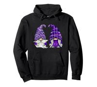 Purple Gnome Spring Aesthetic For Women And Summer Lavender Pullover Hoodie