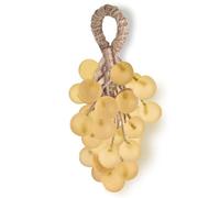 Purple Grape Soap on a Rope, Cold Process Bath Soap, Handmade Grapes Cluster Shaped Soaps, Decorative & Aromatic Artisan Bar for Hand Wash, Bath, Refresh Air, DIY Handmade Bath Soaps Gift Box (Yellow)