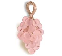 Purple Grape Soap on a Rope, Cold Process Bath Soap, Handmade Grapes Cluster Shaped Soaps, Decorative & Aromatic Artisan Bar for Hand Wash, Bath, Refresh Air, DIY Handmade Bath Soaps Gift Box (Pink)