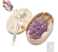 Purple Grape Soap, Soap On A Rope, Exquisite Bathroom Decoration With Functional Cleansing, For Daily Hand Washing, Gift Set For Special Occasions, Inclusion Gift Box, Ribbon, Bubble Wrap