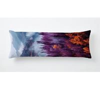 Purple Grove Scenery Body Pillow Cover 20x53 Inches/50x135 cm Decorative Long Pillow Case Two-Side Printed Soft Microfiber Velvet Rectangle Cushion Covers for Bedroom Bedding & Sofa