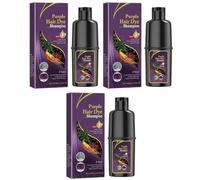 Purple Hair Dye Shampoo - Gentle, Scalp-Moisturizing, Easy Color Transformation | All-in-One Hair Coloring Shampoo(3PCS)