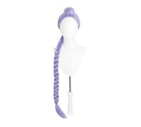 Purple Hair Extensions Cosplay Hair Cosplays Wig, Hunters Wigs, Braiding Hairs Synthetic Fiber, Halloween Christmas Anime Cosplay Props Accessories for Kids Adults (Light Purple)