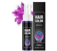 Purple Hair Spray Colour for Kids,Temporary Hair Colour Sprays,Temporary Coloured Hairspray,purple hairspray,Washable Hair Sprays Colour,Instant Hair Dye for Christmas,Halloween,Party,Cosplay (Purple)