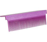 Purple Hair Straightener Comb, Barber Straightening Comb Attachment for Hair Flat Iron Comb Attachment Clip On, Hair Straightening Flat Iron V Type,Styling Tools and Appliances