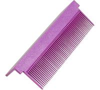 Purple Hair Straightener Comb, Barber Straightening Comb Attachment for Hair Flat Iron Comb Attachment Clip On, Hair Straightening Flat Iron V Type,Styling Tools and Appliances