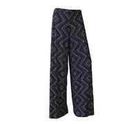 Purple Hanger New Ladies Plus Size Palazzo Trousers Womens Polka Dot Print Plain Baggy Wide Leg Stretch Pants