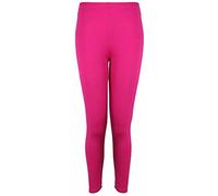 Purple Hanger New Ladies Plus Size Stretch Jersey Leggings Womens Plain Elasticated Trousers Long Pants (8-10, Cerise)