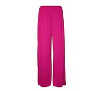 Purple Hanger Women's Elasticated Baggy Wide Leg Palazzo Loose Fitted Trousers Pants Plus Size (AS8, Numeric 24, Numeric 26, Regular, Cerise)