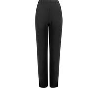 Purple Hanger Womens New Plain Ribbed Ladies Straight Leg Fitted Elasticated Waistband Stretch Trousers Pants Plus Size