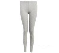 Purple Hanger Womens New Plain Stretch Ladies Full Long Length Skinny Elasticated Waist Trousers Pants Leggings Light Grey Size 24-26