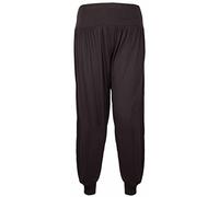 Purple Hanger Womens Plus Size Plain Trousers Leggings Ladies New Stretch Fit Tapered Leg Harem Pants Dark Brown Size 20-22