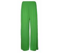 Purple Hanger Womens Stretch Ladies Elasticated Baggy Wide Leg Palazzo Plain Loose Fitted Trousers Pants Plus Size (as8, Numeric, Numeric_12, Numeric_14, Regular, Regular, Jade)