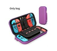 (Purple) HEYSTOP for Nintendo Switch Storage Bag Luxury Waterproof Case for Nitendo Nintendo Switch NS Console Joycon Game Accessories