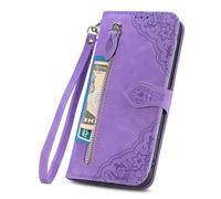 (purple, Honor X7A 4G) Flip Leather Phone Case For Samsung Galaxy A53 A73 A33 A23 A13 A14 A34 A54 A21S A22 A32 A52 A30 A50 A70 A51 A71 Zipper Wallet Multi Card Cover Coque