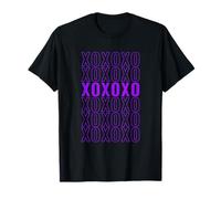 Purple Hugs N Kisses Purple Graphic T-Shirt