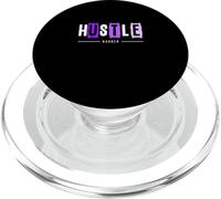 Purple Hustle Harder Purple Graphic PopSockets PopGrip for MagSafe