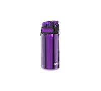 (Purple) Ion8 Leak Proof Kids' Water Bottle, Stainless Steel, 400ml