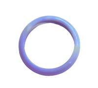 Purple Jade Bangle Bracelet for Women, Natural Lavender Jadeite Good Luck