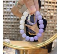 Purple Jade Bodhi Seed Rosary Bracelet Unisex Jewelry Gift For Women