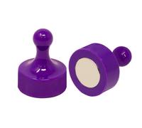 Purple Jumbo Skittle Magnets For Fridge, Office, Whiteboard, Noticeboard, Filing Cabinet - 29mm Dia X 38mm Tall