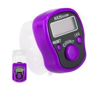 Purple Knit Row Counter, Finger Digital Counter, Crochet Stitch Marker