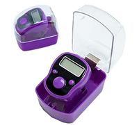 Purple Knit Row Counter, Finger Digital Counter - Stitch Markers for Crocheting