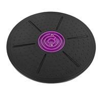 Purple Labyrinth Balance Plate, 14.2 × 14.2 × 2.4 in Wobble Balance Board Tilt Non Slip Round Fitness Wobble Boards Yoga Exercise Stability Disc Max Load 150kg