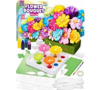 PURPLE LADYBUG DIY Flower Craft Kits for Kids - Science Experiments Dye Magic Flower Making Kits for Girls Boys - Arts and Crafts for Kids 6 7 8 9 10 11 - Girls Art Supplies Craft Set