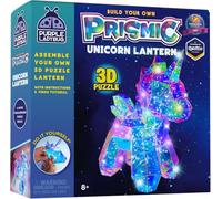 PURPLE LADYBUG Make Your Own 3D Light Up Unicorn Craft Kit - Unicorn Gifts for Age 12+, Unique Girls Birthday Presents, Creative Gifts for Teenage Girl Age 13-15, Fun Arts and Crafts for Kids