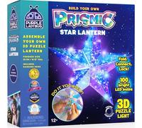 PURPLE LADYBUG Prismic Make Your Own Light Up 3D Prismatic Star Craft Kit - Early Presents, Great Gift for 8 Year Old Girl, Birthday Gifts for Kids Age 9-13+, Cool Teen Girl Gifts