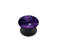 Purple Lake with Swan and Moonlight Dreamy Celestial PopSockets Adhesive PopGrip