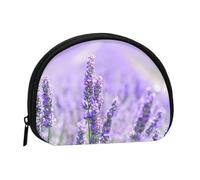 Purple Lavender (2) Small Makeup Sanitary Napkin Storage Bag,Women's Cosmetic Coin Purse