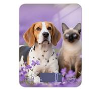 Purple Lavender Beagle Roasting Kitchen Scale for Food 11lb/0.18oz, 5kg/5g Digital gram Scale with 4 Unit for Dieting Espresso Spices pesa Digital para alimentos